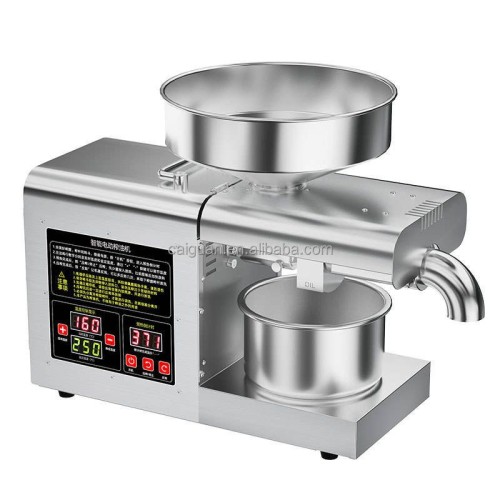T3 Oil Pressing Machine Peanuts Sesame Sunflower Seeds Cold Oil Press Machine Mini Oil Press for Business